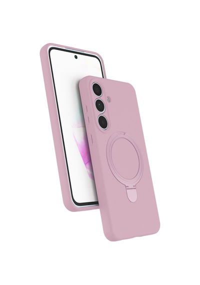 Galaxy  Uyumlu  S25 Fe Regal Magsafe Standlı Kapak - Açık Pembe
