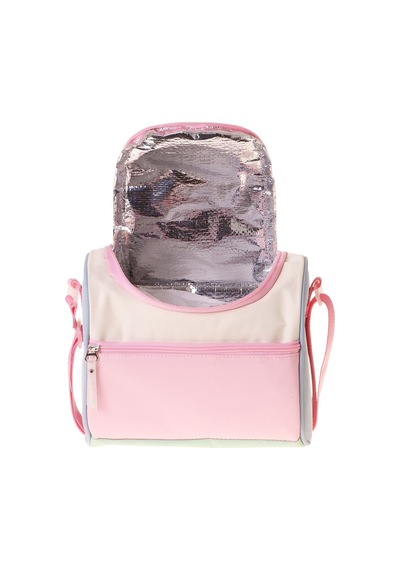 Calacilo Kız Çocuk Scales Pembe Yeşil Renkli Isı Yalıtımlı Okul Beslenme Çantası Pembe - Yeşil - C4096