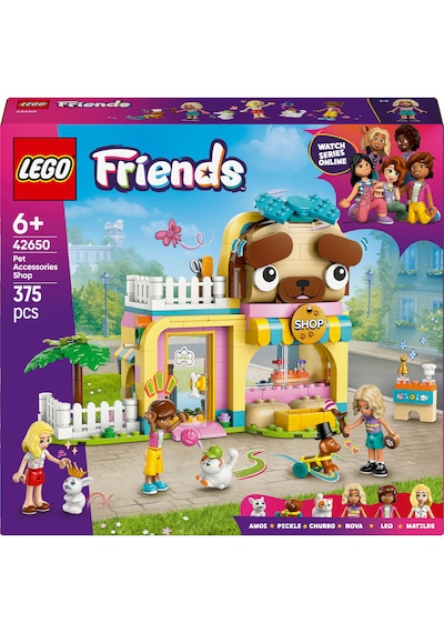 LEGO® Friends Evcil Hayvan Aksesuar Dükkanı 42650 - 6 Yaş ve Üzeri Çocuklar için Yaratıcı Oyuncak Yapım Seti (375 Parça)