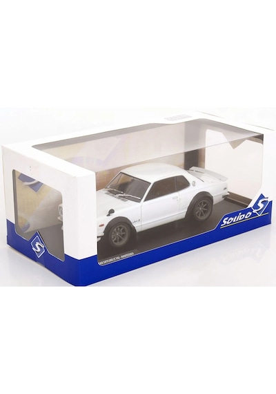 1:18 Solido 1970 Nissan Skyline C10 Hakosuka - Pearl White