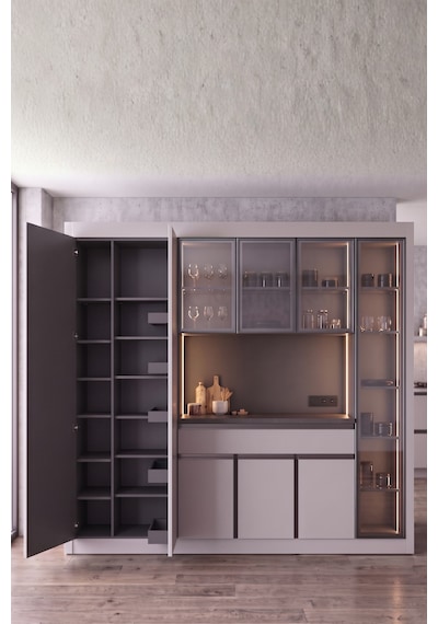 Avm 24 Nero Multi Kahve Köşesi 235 Cm Gri-karbon