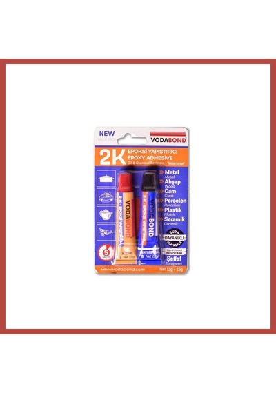 Bezos 15+15gr Epoksi Yapıştırıcı 1 Adet Erdotıca Çok Renkli