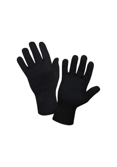 Orta Kalın Siyah Sıcak Tutan Yün Kışlık Kadın Erkek Eldiven Unisex 1 Çift Çok Renkli