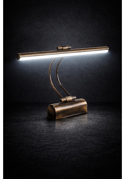 Merwish Flüt Led Aplik 50 Cm Duvar Aydınlatma 6500k Beyaz Işık Kablo Bağlantılı 220v Modern Tasarım Eskitme