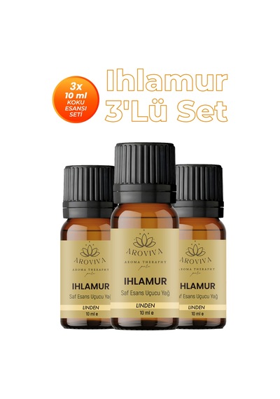 Ihlamur 3'lü Oda Kokusu Seti - Ballı & Sakinleştirici 3x10ml Karışık