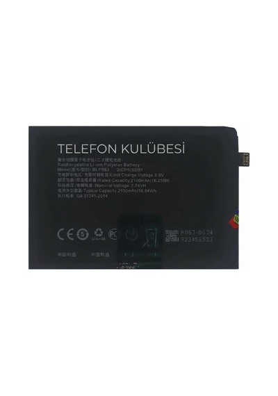 Oppo Reno 6 Uyumlu Batarya Pil Blp863