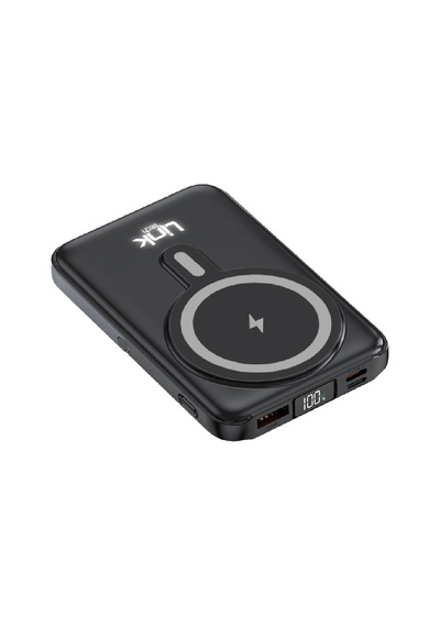 Linktech WF27 Mini Led Ekranlı 10000 mAh 22.5w Powerbank Siyah