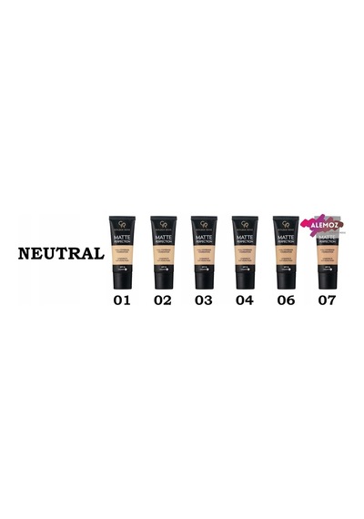 Matte Perfection Foundation - Natural 01 - Yoğun Kapatıcı Mat Fondöten Genel