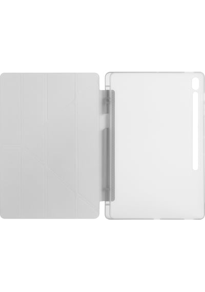 Adige Samsung Galaxy Uyumlu Tab S10 Fe Plus Kılıf Tri Folding Kalem Bölmeli Standlı Standlı Kapak