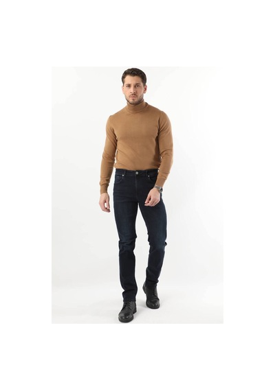Erkek Koyu Lacivert Jean Pantolon 001