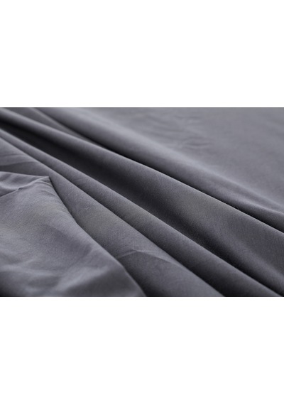 Doqu Home Colourful Fitted Çarşaf Tek Kişilik - Antrasit