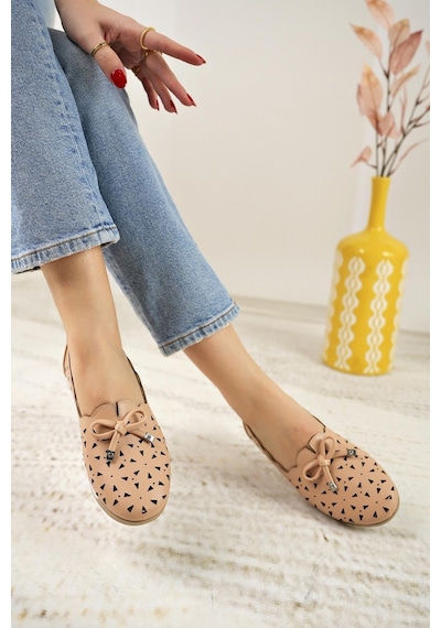 Nesil Shoes Canpa 228 Nude Delikli Yazlık Günlük Kadın Babet-nude Ten Nesil Shoes Canpa 228 Nude Delikli Yazlık Günlük Kadın Babet-nude Ten