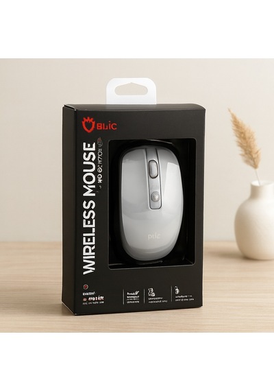 Kablosuz Mouse 1600 Dpı Beyaz Diğer