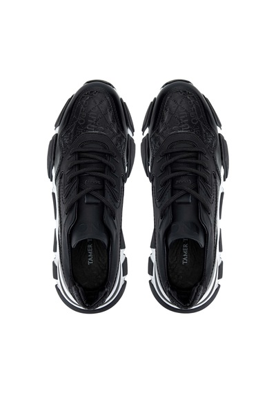 Tamer Tanca Erkek Hakiki Deri Siyah Sneakers & Spor Ayakkabı 1145 12546-y Erk Ayk Y246 Sıyah Kms