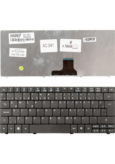 Packard Bell Ms2297, Za3, Za5, Za8, Zh7 Notebook Klavye Siyah