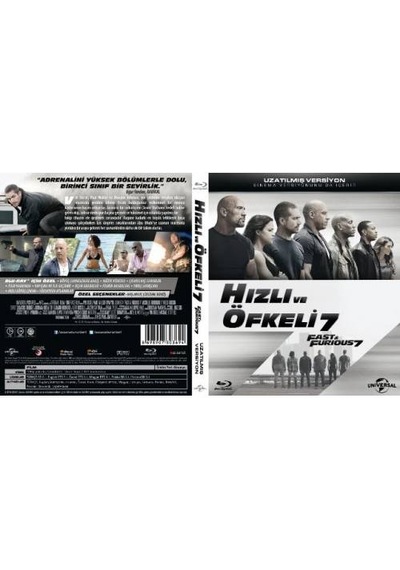 Blu Ray-Fast & Furious 7- Hızlı Ve Öfkeli 7 Blu-Ray