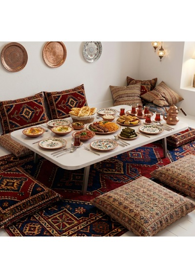Beyaz Oval Kenar Yer Sofrası, 6 Kişilik Beyaz Masa, Metal Ayaklı Modern Yemek Masası 119x89 Cm Beyaz Oval Kenar Yer Sofrası, 6 Kişilik Beyaz Masa, Metal Ayaklı Modern Yemek Masası 119x89 Cm