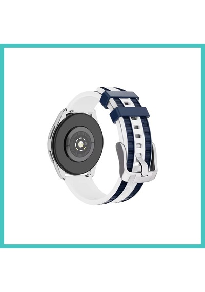 Ny Joy Huawei Watch Gt 5 Explorer Duo Kordon - Beyaz-mavi Nyjoybz