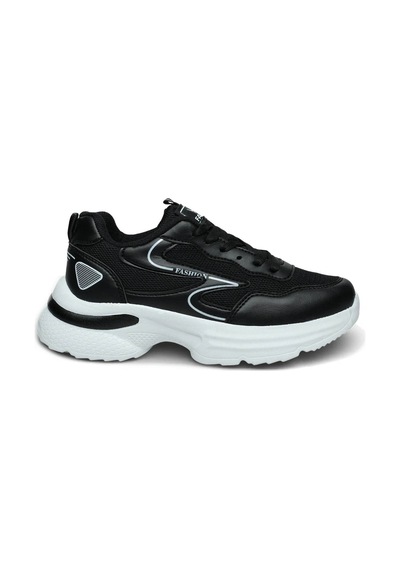 Trender Texin Zenne 2626 Siyah - Beyaz Kadın Sneaker Gn03a2626