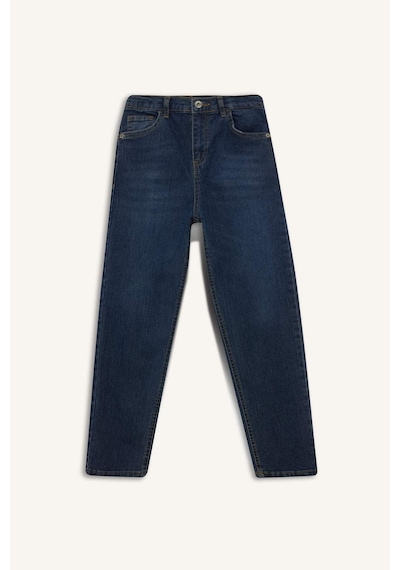 Defacto Erkek Çocuk Straight Fit Düz Paça Jean Pantolon F0455a825aunm35 Mavi