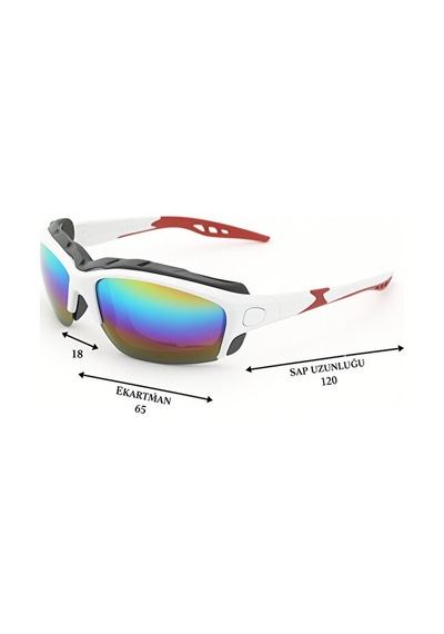 Esrada Kayak Gözlüğü Antifog Ventilli Uv Korumalı Güneş Kar Gözlük Beyaz Gökkuşağı Cam Snowboard Sporu 06 Beyaz