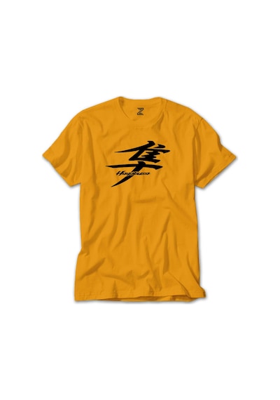 Hayabusa Logo Text Sarı Tişört