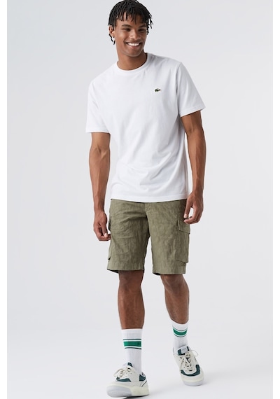 Lacoste Men's Patterned Bermuda Cargo Shorts With Pockets Khaki Erkek Desenli Bermuda Kargo Cepli Şort Haki Lacoste Men's Patterned Bermuda Cargo Shorts With Pockets Khaki Erkek Desenli Bermuda Kargo Cepli Şort Haki