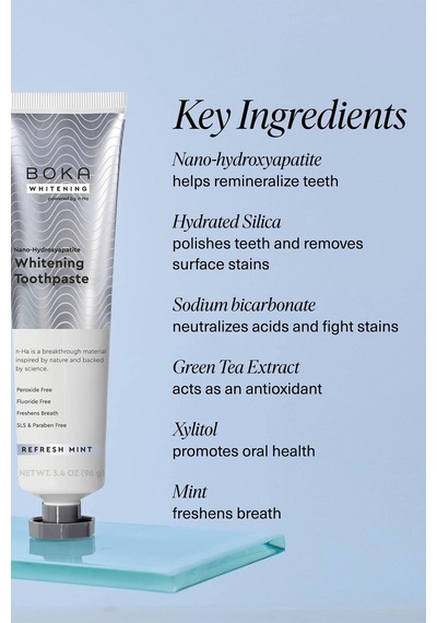 Boka Refresh Mint Whitening N-ha Diş Macunu 96gr Beyazlık