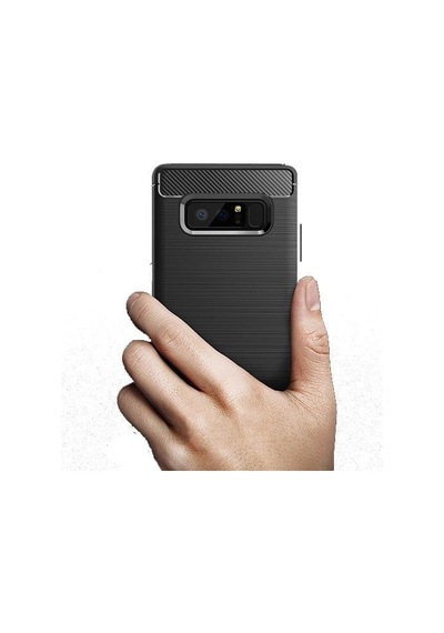 Galaxy Note 8 İle Uyumlu Kılıf Room Silikon Gri