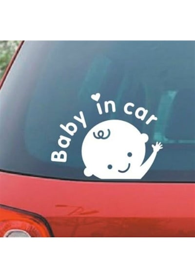 Baby In Car Oto Sticker 15 Cm