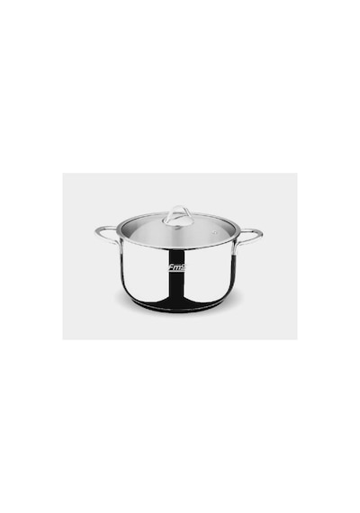 Fms 1020s İdeal Çelik 20 Cm Derin Tencere Metal Gri