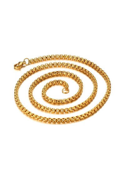 Chavin Gold Sarı 60 Cm. 3 Mm. Erkek Çelik Zincir Ds50 (478257571)