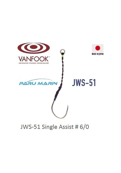Vanfook Jigen Hyper Tekli Asist Iğne Jws-51  6/0 3 Adet