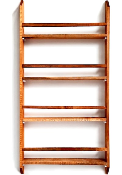 Ahşap Montessori Kitaplık Çocuk Odası Kahverengi Duvar Rafı 50x100 Cm