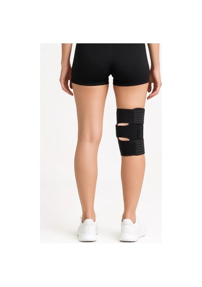 Quanzhou Menisküs İçin Medikal Dizlik Patella Ligament Destekli Termojelli Dizlik 1 Adet / Siyah