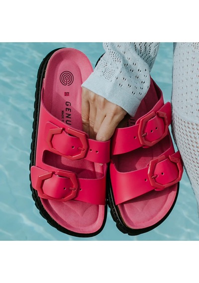 Terlik Kadın Galıa G104836 Genuins Leather Fuchsia Leather Fuchsia Fuşya