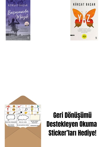 Başucumda Müzik Midi Boy + Yaz + Okuma Sticker'ları