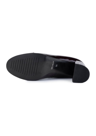 Relax Anatomic Kadın Hakiki Deri Bordo Comfort Ayakkabı 611 H61019 Bn Ayk Y25 Bordo Crc/bordo Vrnc Bordo