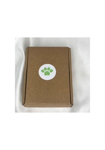 Yeşil Paw Sticker Kedi Köpek Pati Pençe Beyaz Zemin Yuvarlak Mat Etiket Green 3 Cm - 180 Adet Çok Renkli