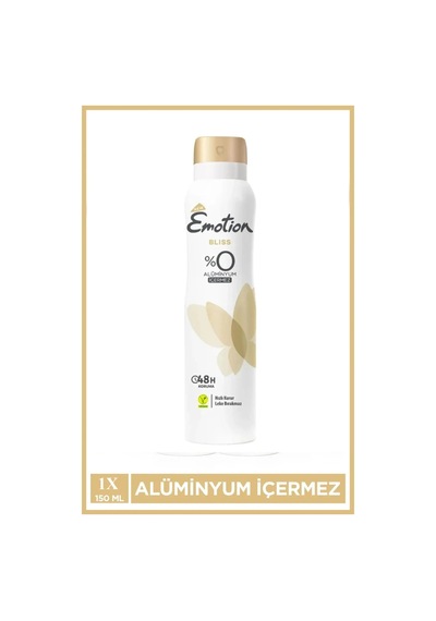 Tedar Emotion Bliss Kadın Vegan Deodorant 150 Ml Hızlı Kurur , Leke Bırakmaz Najmaddin Amber
