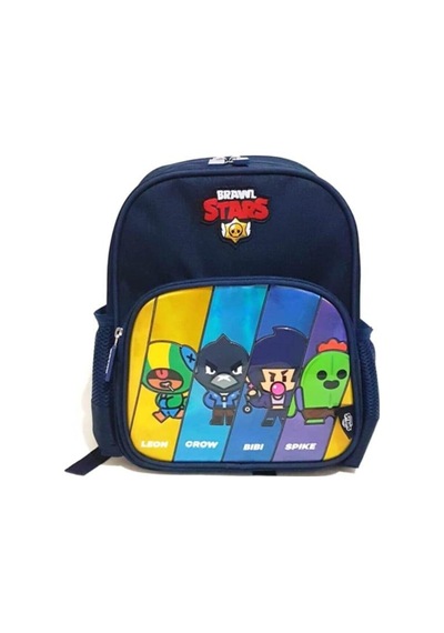 Brawl Star Anaokulu Çantası Seti 3 Parça Çok Renkli