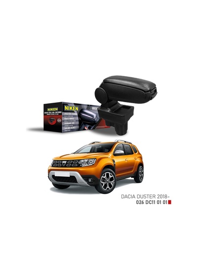 Dacia Duster 2018 Sonrası Araca Özel Kol Dayama Siyah