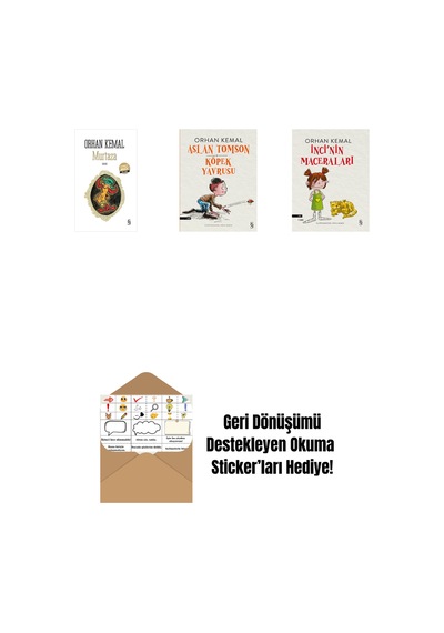 Murtaza Midi Boy + Aslan Tomson - Köpek Yavrusu + İnci'nin Maceraları + Okuma Sticker'ları