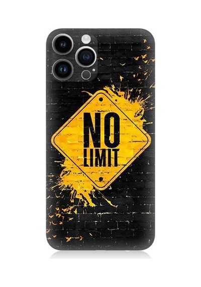 Apple Uyumlu iPhone 14 Pro  No Limit Desenli Silikon Kılıf