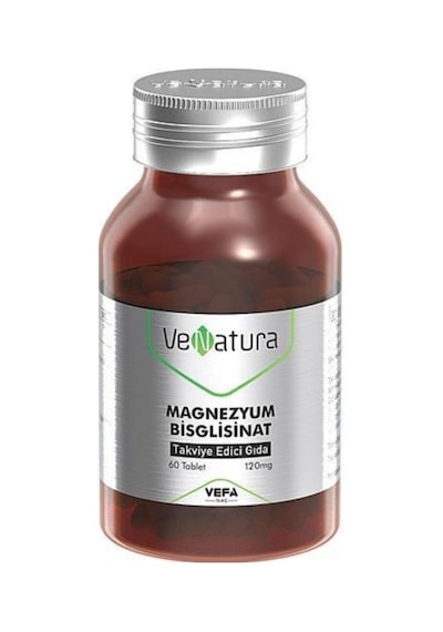 Venatura Magnezyum Bisglisinat Takviye Edici Gıda 60 Tablet