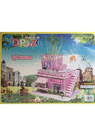 Puzzle Yapboz Eva Sünger 3D Puzzle Yapboz Eva Sünger 3D
