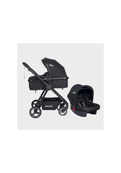Tommybaby Handy Black New Travel Sistem Bebek Arabası Puset