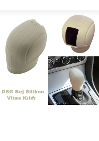 Point Dsg Silikon Vites Kılıfı Tüm Dsg Vites Araçlara Uyumlu Bej Renk Bej