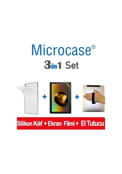 Lenovo Tab 4 10 Plus Silikon Kilif + Ekran Filmi + El Tutucu 241759857