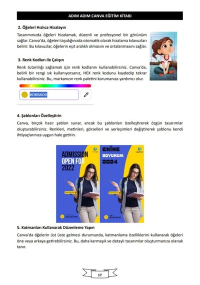 Adım Adım Uygulamalı Canva Eğitim Kitabı